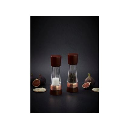 Cole&Mason - Suola- ja pippurimylly setti DERWENT 2 kpl 19 cm pyökki/ruskea