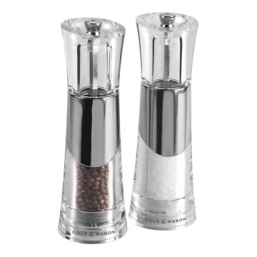 Cole&Mason - Suola- ja pippurimyllysetti BOBBI 2 kpl 18,5 cm