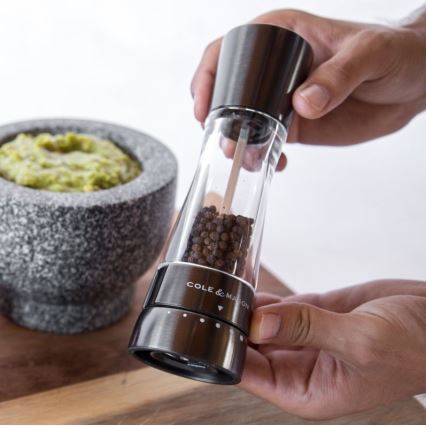 Cole&Mason - Suola- ja pippurimyllysetti DERWENT 2 kpl 19 cm antrasiitti