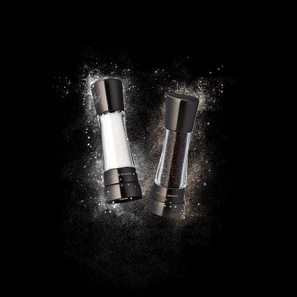 Cole&Mason - Suola- ja pippurimyllysetti DERWENT 2 kpl 19 cm antrasiitti