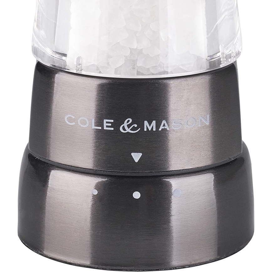 Cole&Mason - Suola- ja pippurimyllysetti DERWENT 2 kpl 19 cm antrasiitti