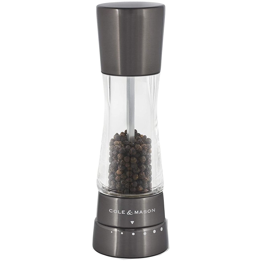 Cole&Mason - Suola- ja pippurimyllysetti DERWENT 2 kpl 19 cm antrasiitti