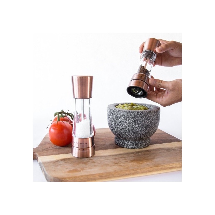 Cole&Mason - Suola- ja pippurimyllysetti DERWENT 2 kpl 19 cm kupari