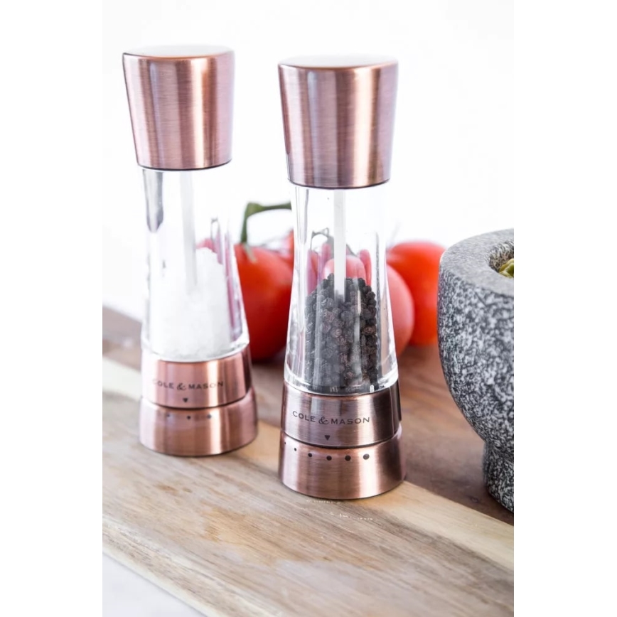 Cole&Mason - Suola- ja pippurimyllysetti DERWENT 2 kpl 19 cm kupari