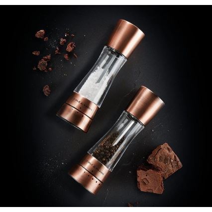 Cole&Mason - Suola- ja pippurimyllysetti DERWENT 2 kpl 19 cm kupari