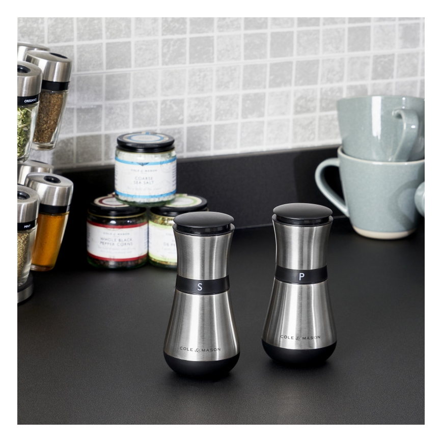 Cole&Mason - Suola- ja pippurimyllysetti HENLEY 2 kpl 13,5 cm