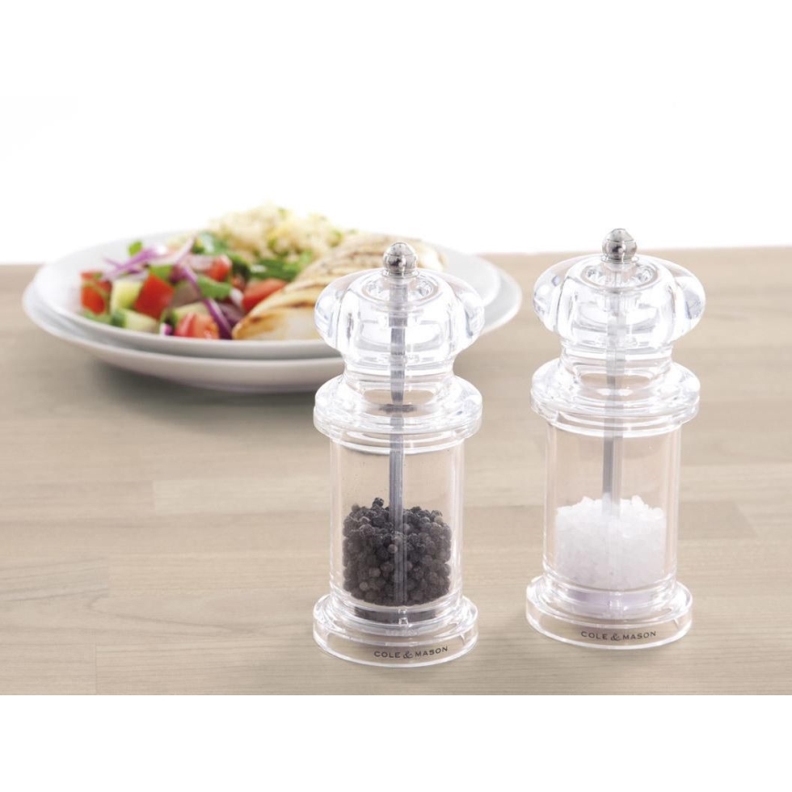 Cole&Mason - Suola- ja pippurimyllysetti PRECISION MILLS 2 kpl 14 cm