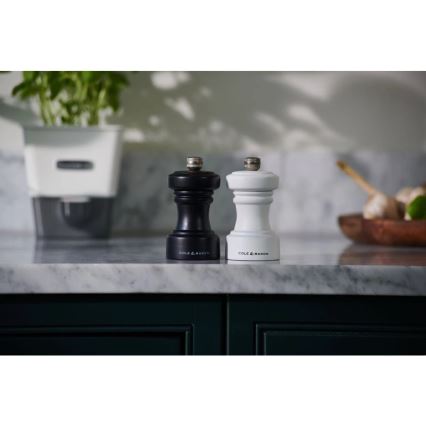 Cole&Mason - Suolamylly HOXTON 10,4 cm pyökki/mattavalkoinen