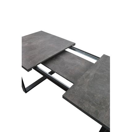 Laajennettava ruokapöytä COLIN harmaa