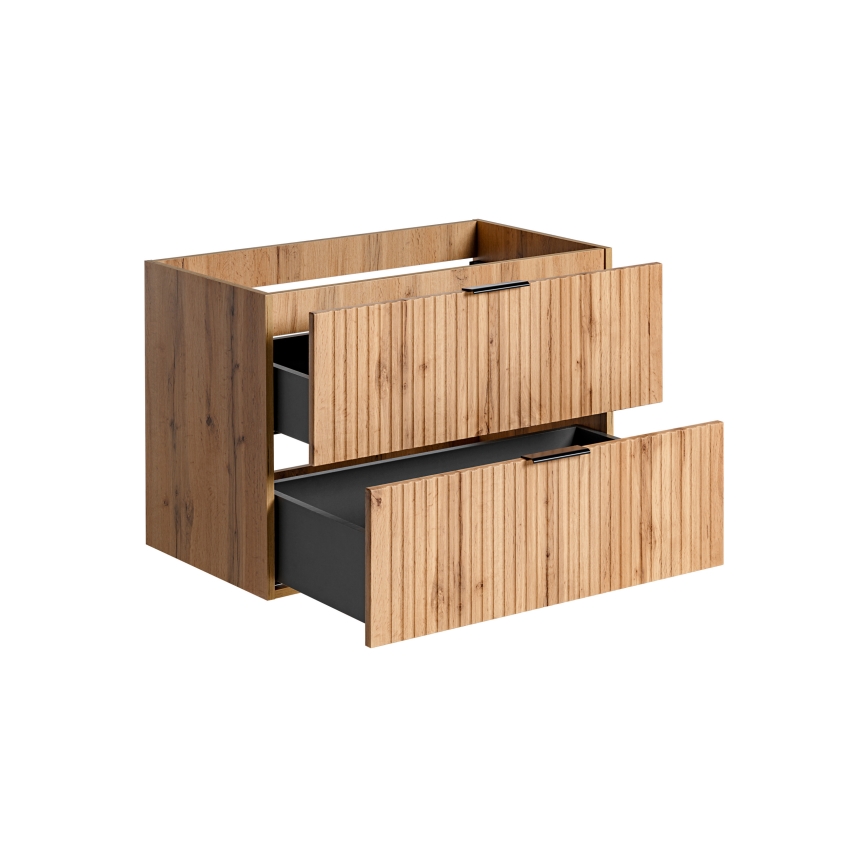 COMAD ADEL OAK 82-80-B-2S - Allaskaappi pesualtaan alle ADEL 57x80,2 cm tammi