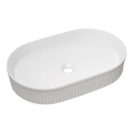 COMAD BEYOND 3 WHITE (E-6531) - BEYOND 56x36 cm tasoon asennettava pesuallas, keramiikka/kiiltävä valkoinen