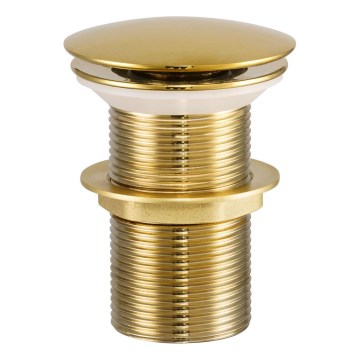 COMAD CLICK-CLACK T201G-3 - Altaan jäte CLICK-CLACK halkaisija 7 cm kiiltävä kultainen