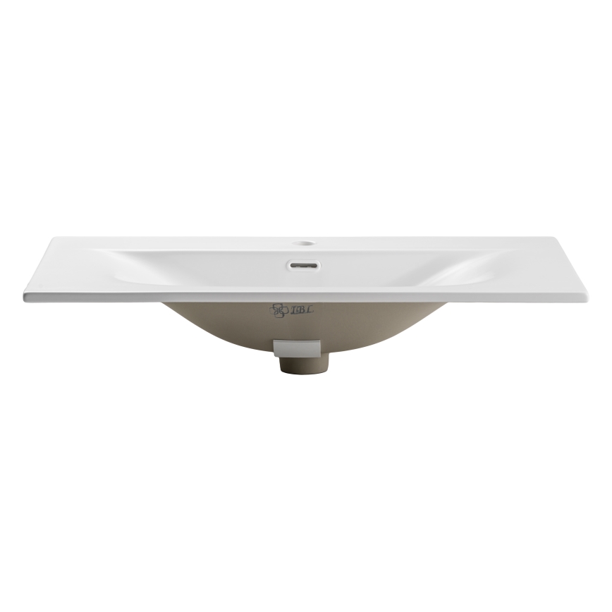 COMAD SKY 1 80 DP MATT WHITE - Upotettava pesuallas SKY 46x81 cm mattavalkoinen