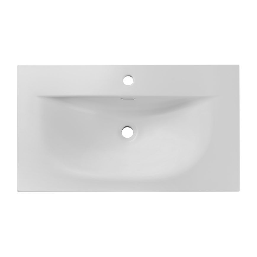COMAD SKY 1 80 DP MATT WHITE - Upotettava pesuallas SKY 46x81 cm mattavalkoinen