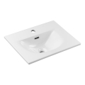 COMAD SKY 3 50CM ( E-8099-3-50 ) - Upotettava pesuallas SKY 51x40 cm keramiikka/kiiltävä valkoinen