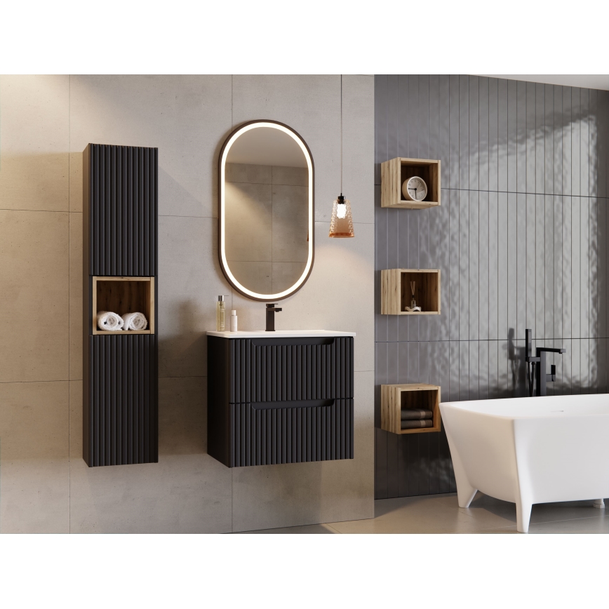 COMAD UM-2050RB DANCE 50 DP - Upotettava pesuallas DANCE 52x40 cm keramiikka/matvalkoinen