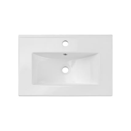 COMAD UM-2060RB DANCE 60 - Upotettava pesuallas DANCE 62x40 cm keramiikka/kiiltävä valkoinen