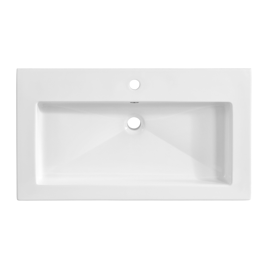 COMAD UM-8070 SPIRIT 80 DP - Upotettava pesuallas SPIRIT 46x81 cm valkoinen