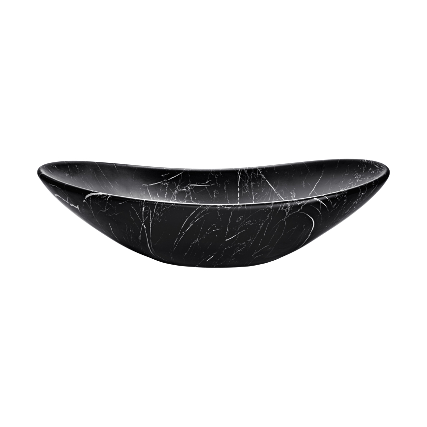 COMAD UN-LENA-MB2 - LENA tasoon asennettava pesuallas 61,5x36 cm keramiikka/matamusta