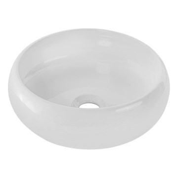 COMAD UN-WIKI-SW - WIKI tasoon asennettava pesuallas, halkaisija 36 cm, keramiikka/kiiltävä valkoinen