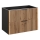 COMAD XILO BLACK WOTAN 82-80-D-2S - Allaskaappi XILO 57x80,2 cm musta/Wotan-tammi