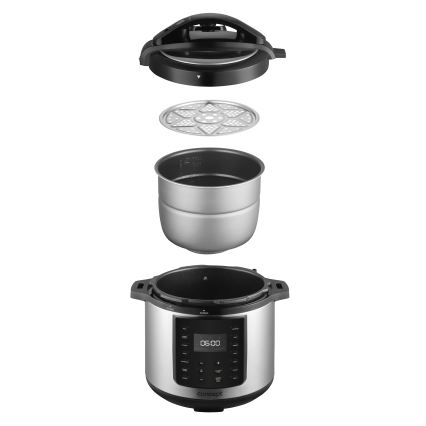 Concept CK8001 - Monitoiminen sähköinen painekeitin 5,6 l, 1000 W/230 V, Wi-Fi, ruostumaton teräs