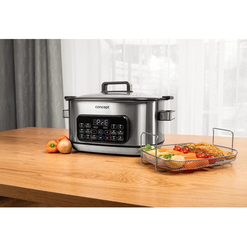 Concept CK9000 - Monitoiminen sähkökattila 6 l 10-in-1 1250W/230V ruostumaton teräs