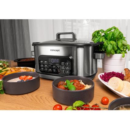 Concept CK9000 - Monitoiminen sähkökattila 6 l 10-in-1 1250W/230V ruostumaton teräs