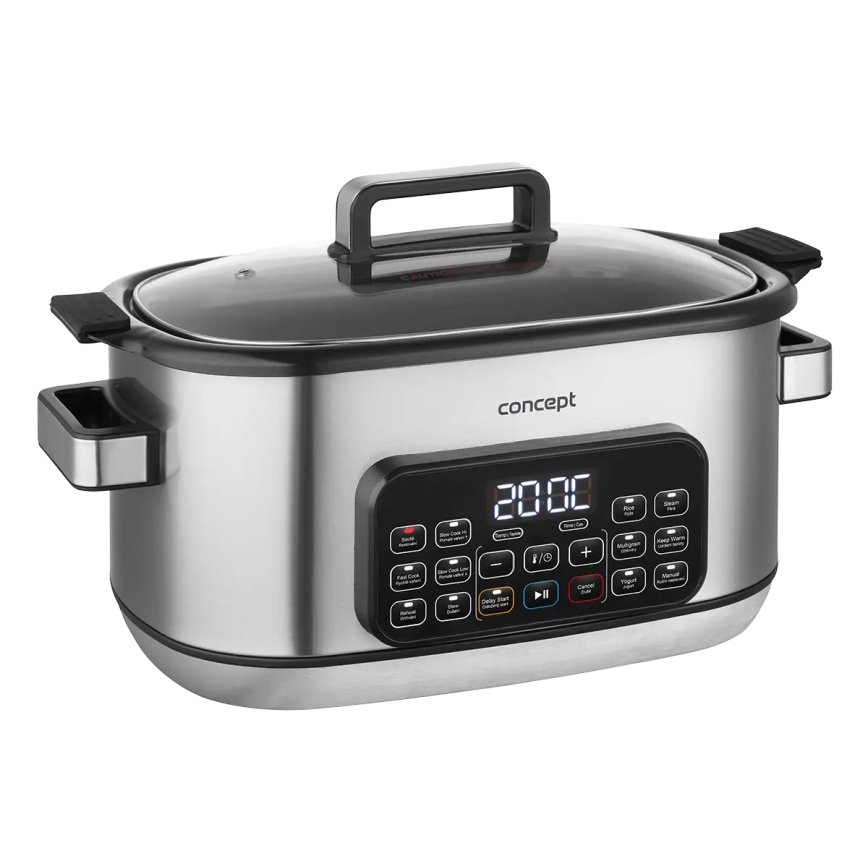 Concept CK9000 - Monitoiminen sähkökattila 6 l 10-in-1 1250W/230V ruostumaton teräs
