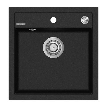 Concept DG00C50BC - Keittiöallas CUBIS 49x51 cm graniitti/musta