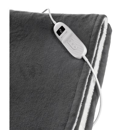 Concept DV7420 - Sähköinen lämpöpeitto 160W/230V 180x130 cm harmaa/valkoinen