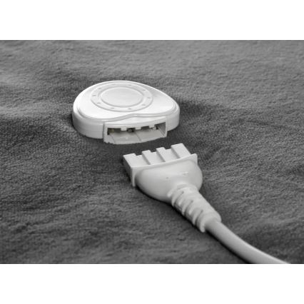 Concept DV7420 - Sähköinen lämpöpeitto 160W/230V 180x130 cm harmaa/valkoinen