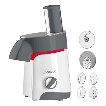 Concept ES1000 - Sähköinen raastin 200W/230V valkoinen/harmaa