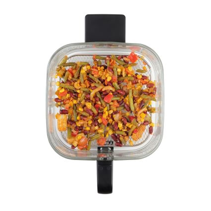 Concept FR5500 - Air Fryer GLASS & FAST 5,5 l 1200W/230V musta