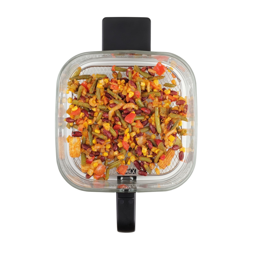 Concept FR5500 - Air Fryer GLASS & FAST 5,5 l 1200W/230V musta