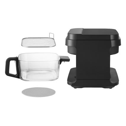 Concept FR5500 - Air Fryer GLASS & FAST 5,5 l 1200W/230V musta