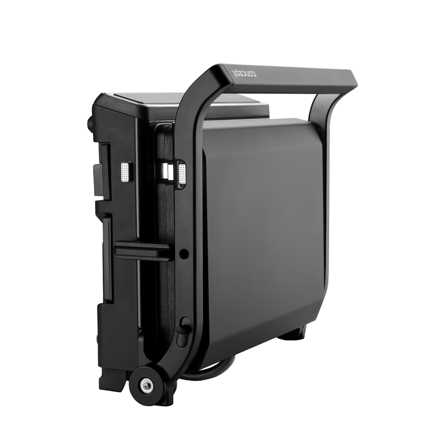 Concept ge3550 - Kontaktigrilli lämpötila-anturin kanssa 2000W/230V musta