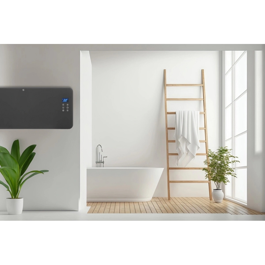 Concept KS4100 - Älykäs suora sähkölämmitin/konvektori 1000/2000W Wi-Fi IP24 harmaa