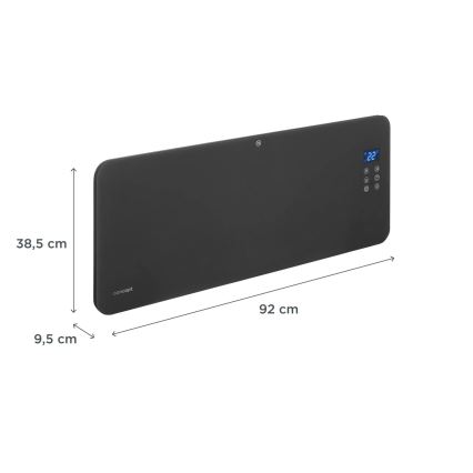Concept KS4100 - Älykäs suora sähkölämmitin/konvektori 1000/2000W Wi-Fi IP24 harmaa