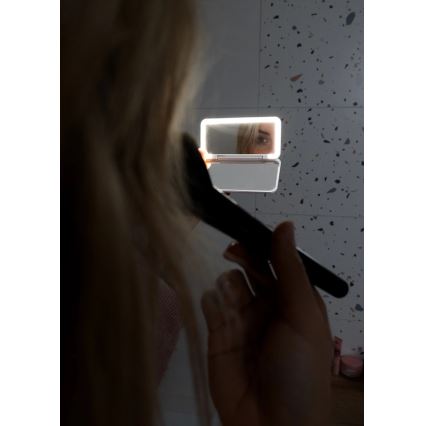 Concept KZ2010 - LED-taskumeikkipeili PERFECT SKIN LED/1,5W/5V 4500-5500K 300 mAh valkoinen