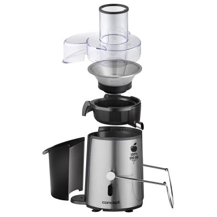 Concept LO7026 - Keskipakoismehupuristin 1000W/230V musta/ruostumaton