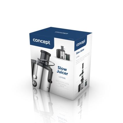 Concept LO7095 - Sentifugaalinen mehulinko 1000W/230V musta/ruostumaton teräs