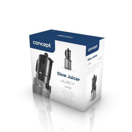 Concept LO7120 - Hidas mehupuristin JUICY 250W/230V harmaa