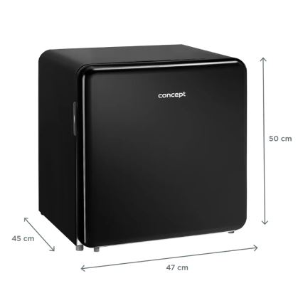 Concept LR2047bcN - Retro-minibaari 47 l musta