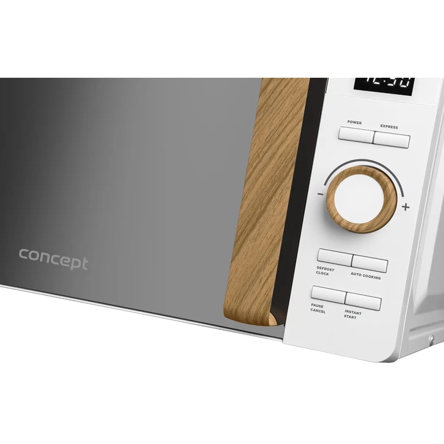 Concept MT4420wh - 800 W/230 V mikroaaltouuni, 20 l, valkoinen