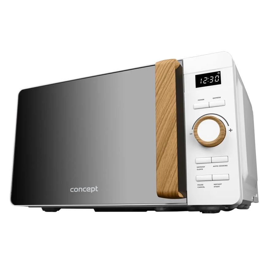 Concept MT4420wh - 800 W/230 V mikroaaltouuni, 20 l, valkoinen