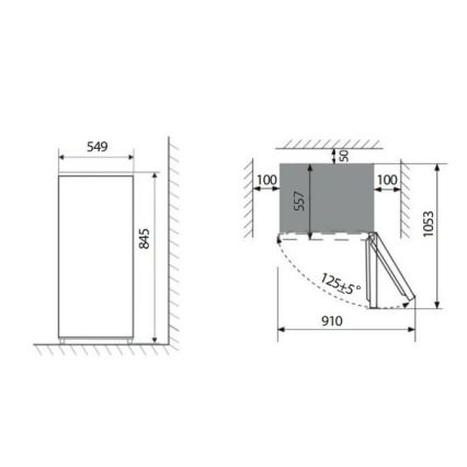 Concept MZ2355bc - laatikollinen pakastin 85 l, musta