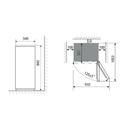 Concept MZ2355wh - 85 l vetolaatikollinen pakastin, valkoinen