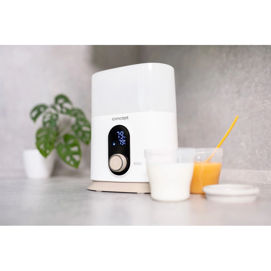 Concept OL4010 - Pullonlämmitin 3-in-1 KIDO 200W/230V valkoinen