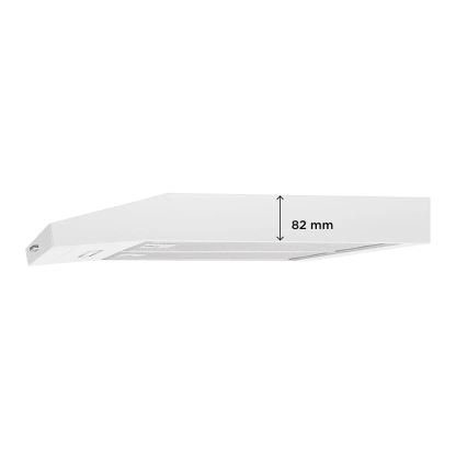 Concept OPP1250wh - Alakaapin alle asennettava liesituuletin, 50 cm, valkoinen